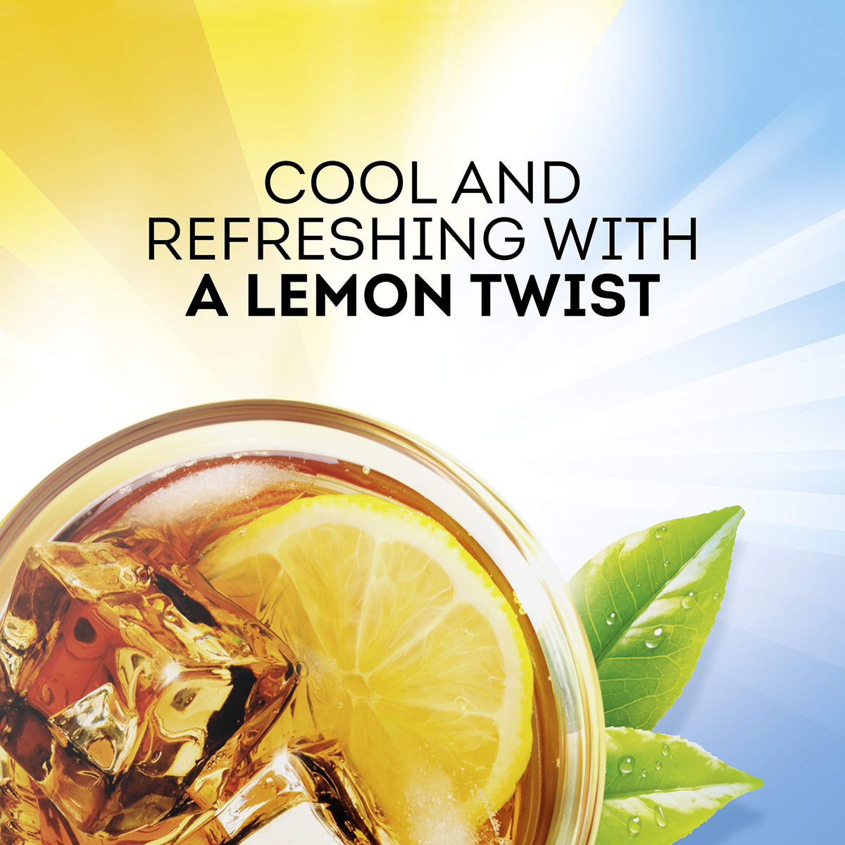 Lipton ready-to-serve iced tea at home with bright lemon aroma.