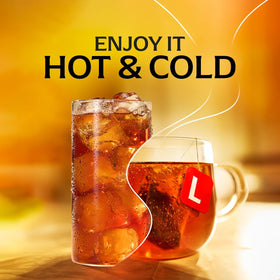Lipton master blenders tea leaves highlight premium blend from Argentina and Malawi.