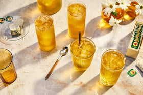 Lipton pack of five tea boxes offering convenient daily brews.