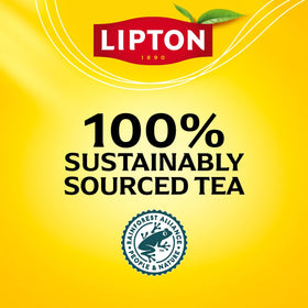 Lipton tea bags preserve flavor with foil sealing
