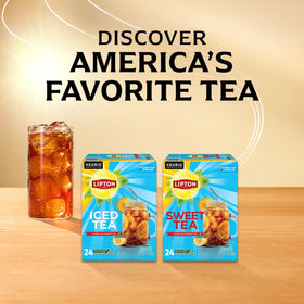 Tea leaves origin image shows Argentina and Malawi sources for Lipton's authentic flavor