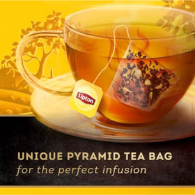 Lipton tea being poured into a cup for a warm moment.