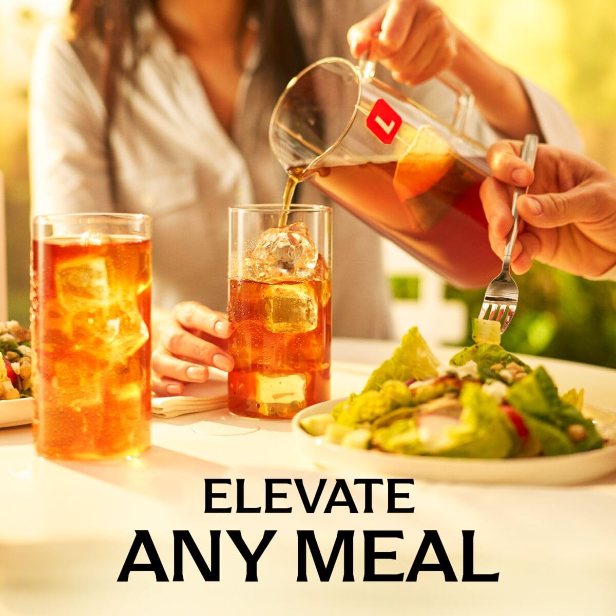 Lipton Southern Sweet Iced Tea Bags pair with meals for a refreshing balance.