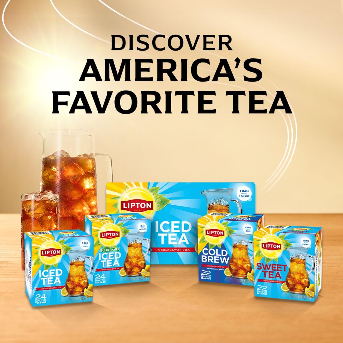 Lipton Rainforest Alliance certified blend supports sustainable sourcing.