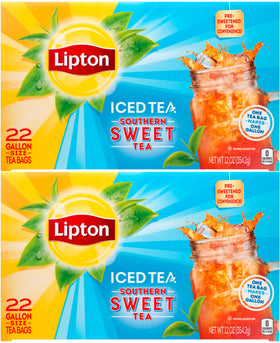 Lipton Southern Sweet Tea gallon-tea-bags ready to brew a large batch