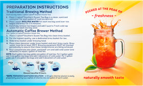 Lipton Southern Sweet Tea being poured over ice for refreshing serve