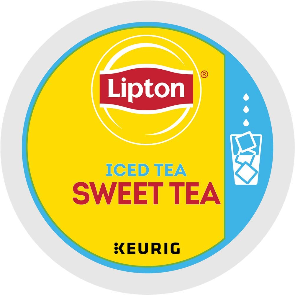 Lipton Sweet Iced Tea K-Cup box front for quick southern-style refreshment