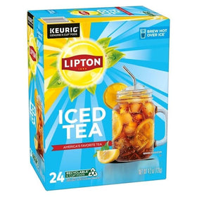 Box highlights Lipton's heritage as America's favorite tea.