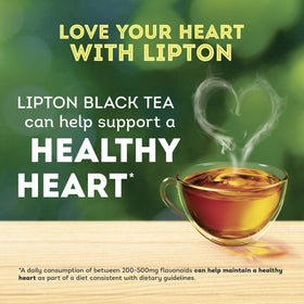 Lipton unsweetened tea in a pitcher for gallon brew.