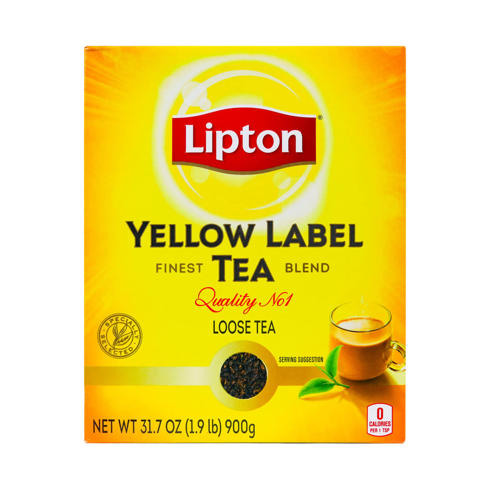 Lipton Yellow Label loose tea pack ideal for a rich chai base