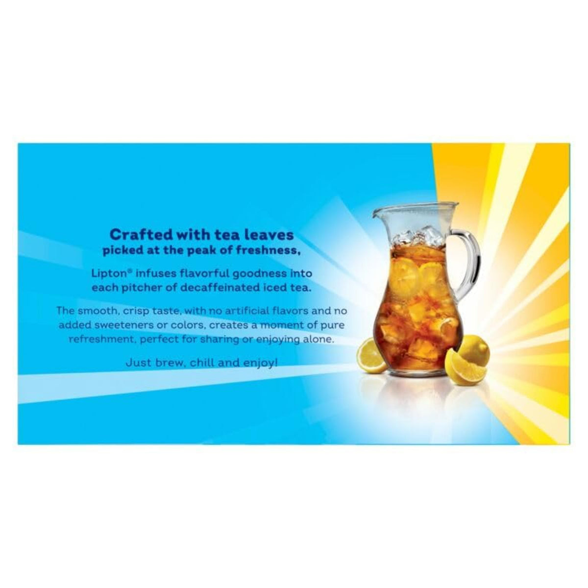 Lipton classic black tea aroma and color.