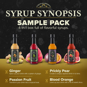 Liquid Alchemist Ginger syrup bottle for warm, spicy depth