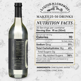 Liquid Alchemist old-fashioned mix in a glass for a quick balance
