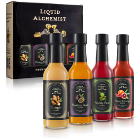 Liquid Alchemist Passion Fruit syrup bottle for vibrant cocktails