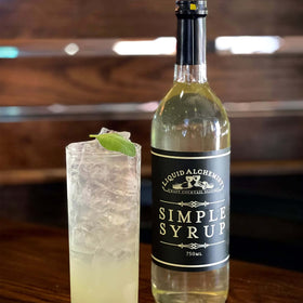 Liquid Alchemist simple syrup made-in-usa promise reflects local craft and quality