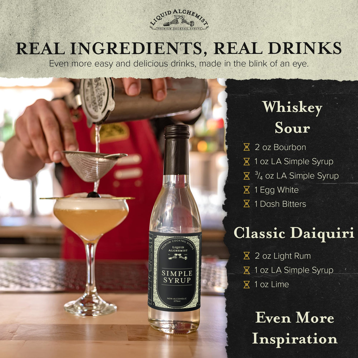 Liquid Alchemist USA made label indicating domestic production