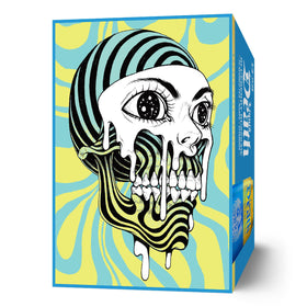 Liquid Death Blueberry Buzzsaw energy boost—great during workouts.