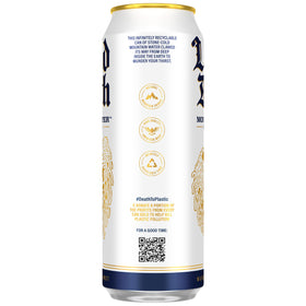 Liquid Death infinitely recyclable can reduces waste while keeping beverages cold.