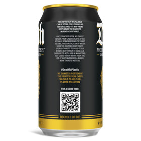 Liquid Death Real Mountain Source label emphasizing authentic origin