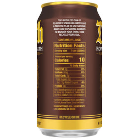 Liquid Death Rootbeer Wrath pours into a glass with authentic root beer notes.