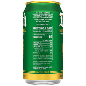 Liquid Death Severed Lime sparkling water poured into glass reveals zesty aroma.