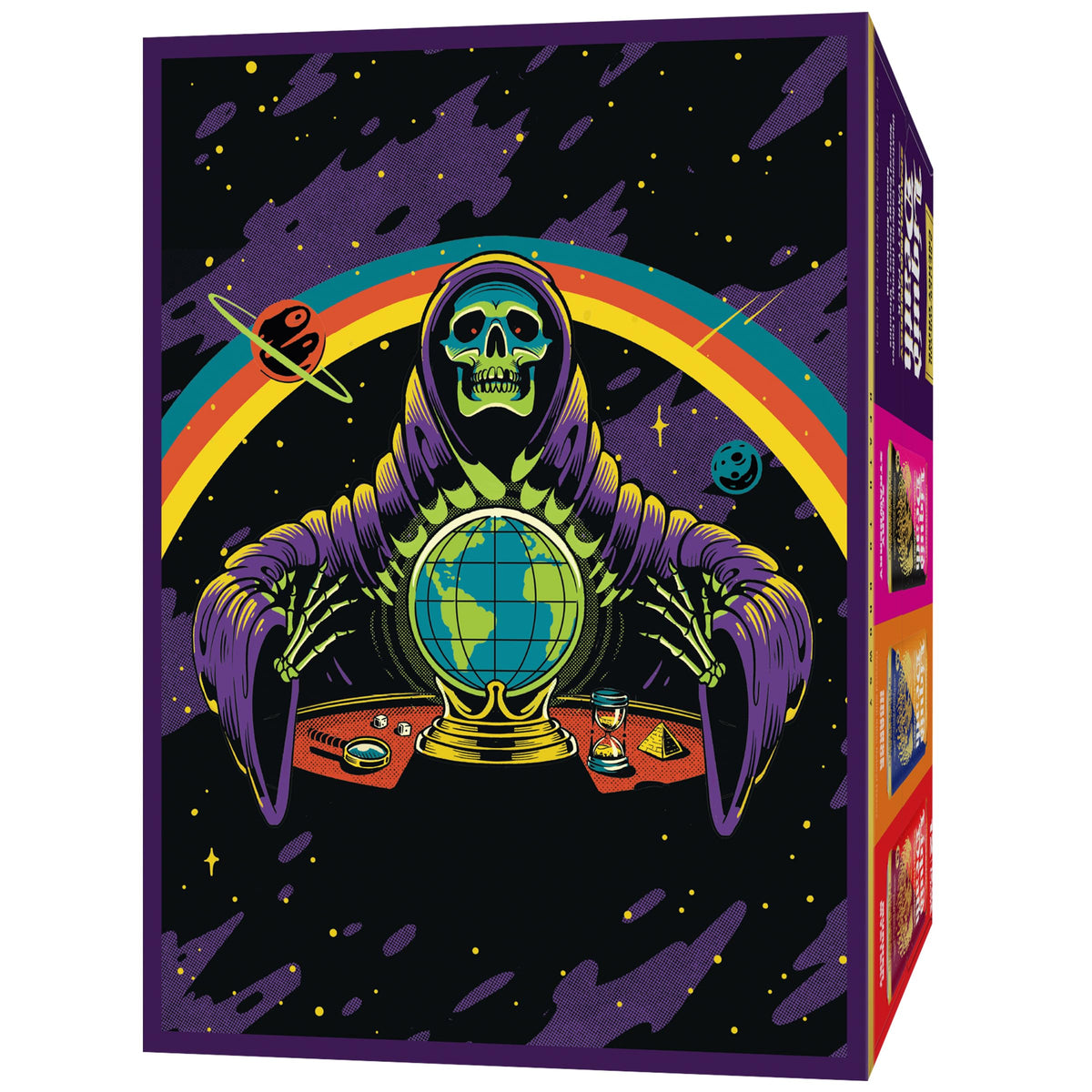 Liquid Death Sparkling Energy label closeup highlights ingredients and caffeine.