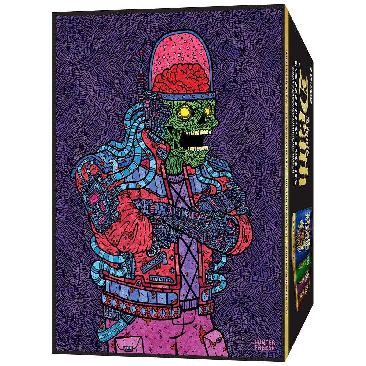Liquid Death soda-flavored water variety pack offers four flavors in 12 oz cans.