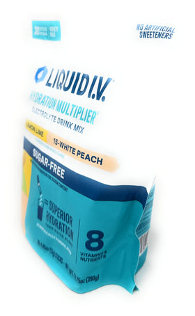 Liquid I.V. Sugar Free travel packs fit gym bags and flights.