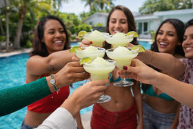 Liquid Zero Cheat Day party-ready mix for home gatherings, optimized for frozen drinks.