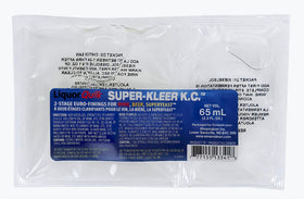 Liquor Quik Super-Kleer KC Finings packaging highlights a 4-pack for home brewers.