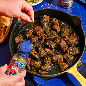 Litehouse Freeze Dried Basil Leaves with cheese plate adds aroma