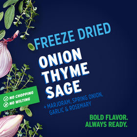 Litehouse Freeze Dried Poultry Herb Blend scoop shows easy measurement for recipes.