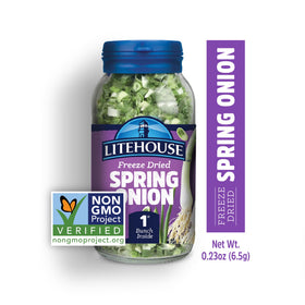 Litehouse Freeze Dried Spring Onion 0.23 oz pack for on-the-go meals