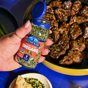 Litehouse thyme sprig bottle delivers warm, savory notes instantly.