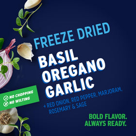 Litehouse Italian herb blend jar packaging highlights non-GMO gluten-free ingredients