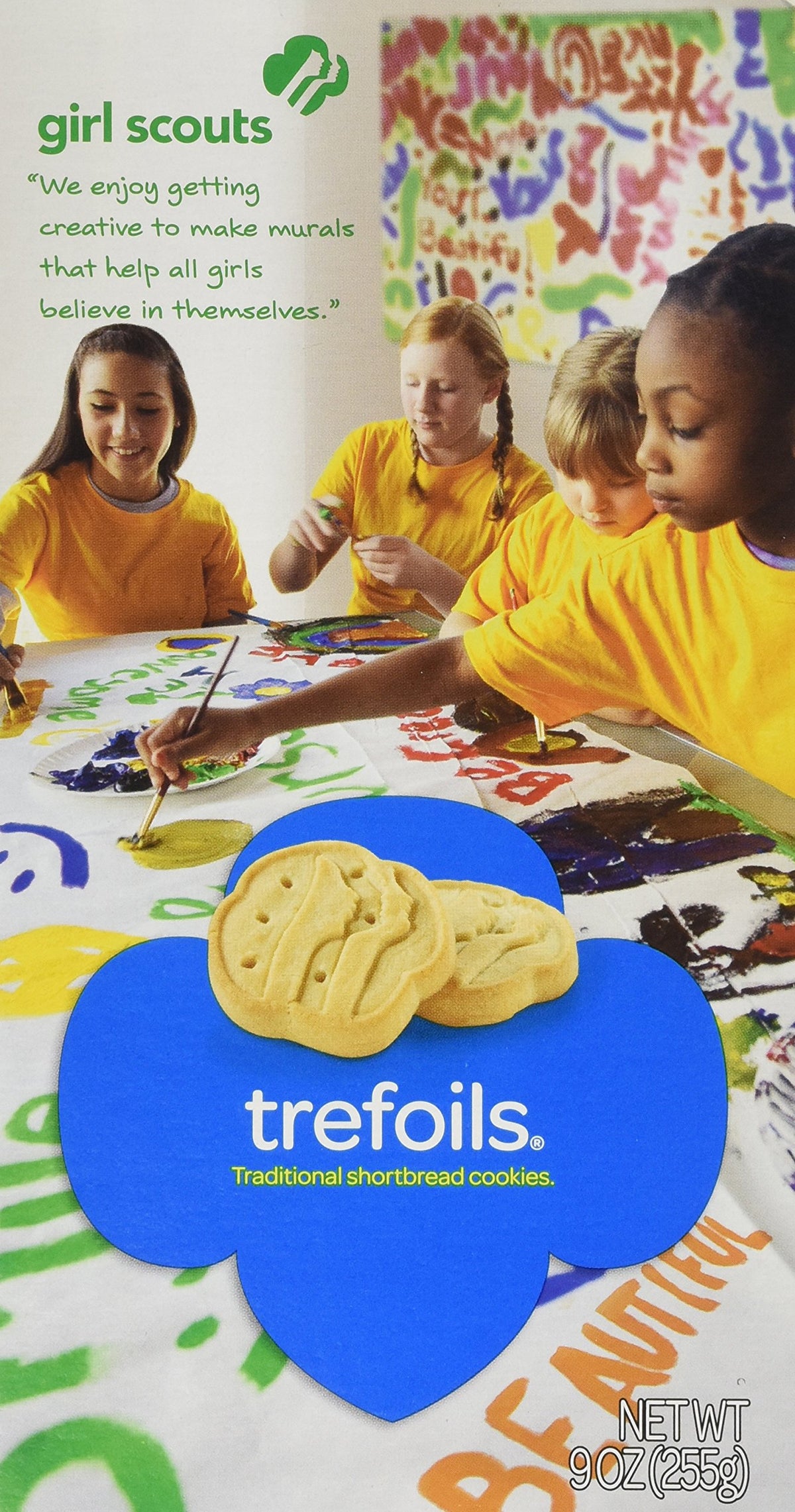 Little Brownie Bakers Trefoils shortbread cookie box, ideal for gifting or celebrations.