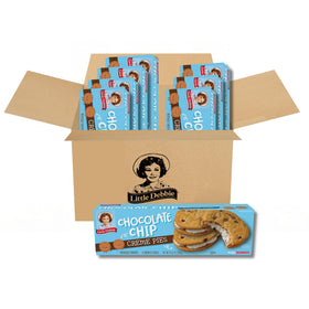 Little Debbie Chocolate Chip Creme Pies boxed set for easy sharing and on-the-go snacks.