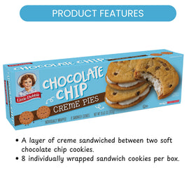 Little Debbie Creme Pies freezer-friendly, ideal for a cool dessert option.