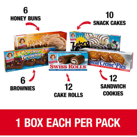 Little Debbie Honey Buns package, comforting morning treat for quick energy