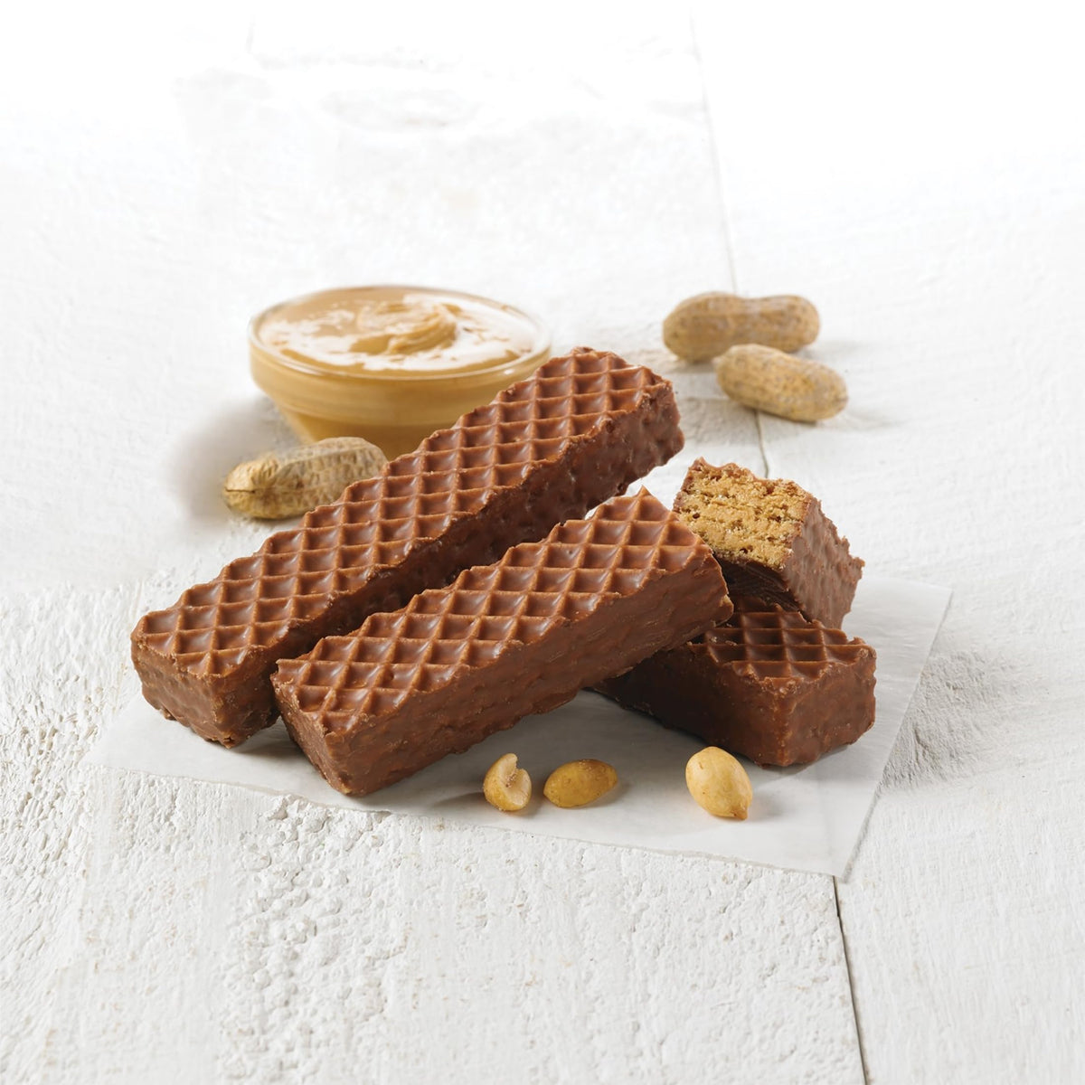 Little Debbie Nutty Buddy twin-wrapped bars with crisscross wafers, ideal for on-the-go snacking.