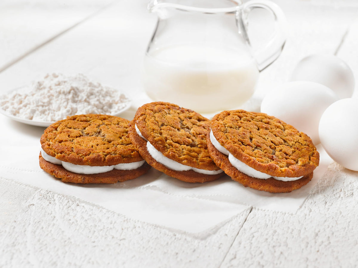 Little Debbie Oatmeal Creme Pies individually wrapped cookies ideal for lunchboxes