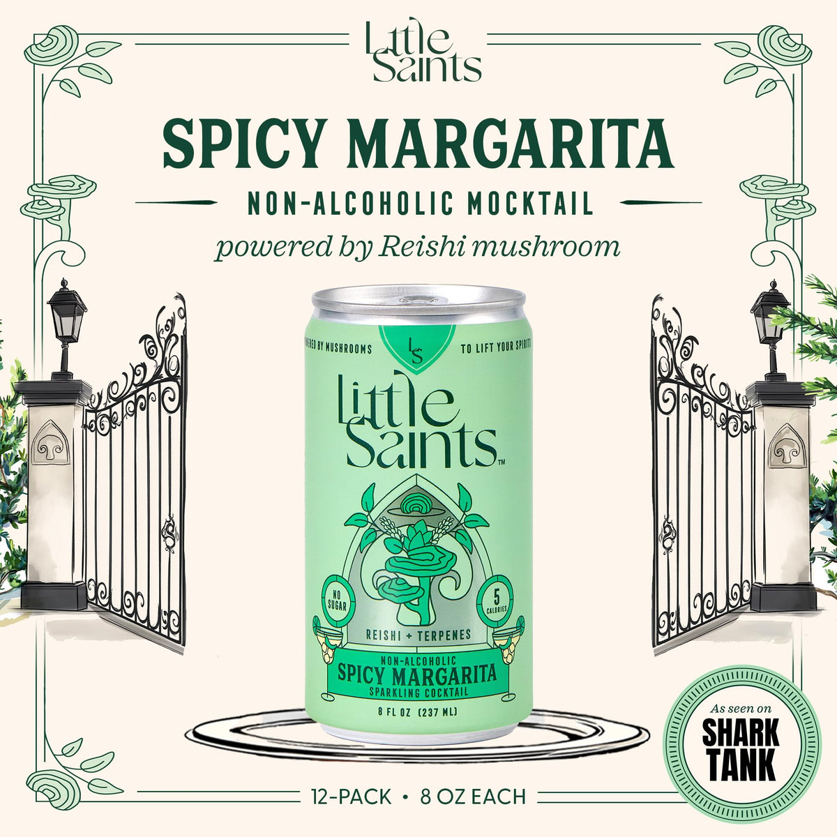 Little Saints Spicy Margarita can delivers crisp jalapeño heat with lime