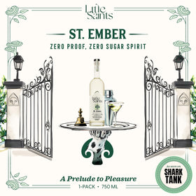Little Saints St. Ember smoky-ginger-pepper glow highlights the spice-forward profile.