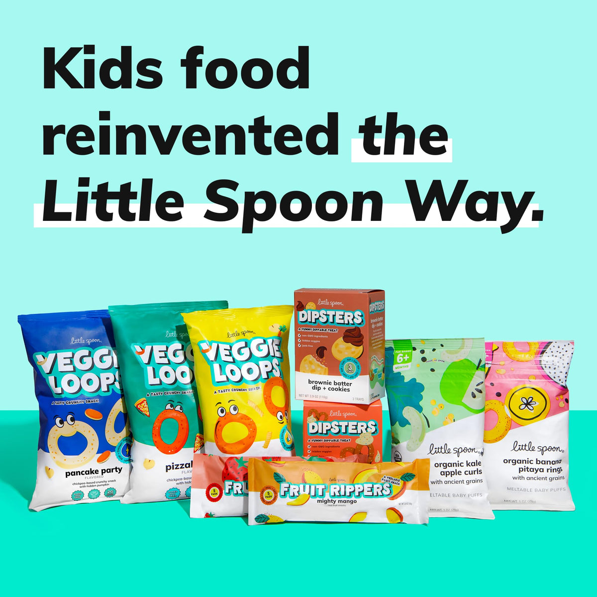Little Spoon Mighty Mango snack for kids during busy school days.