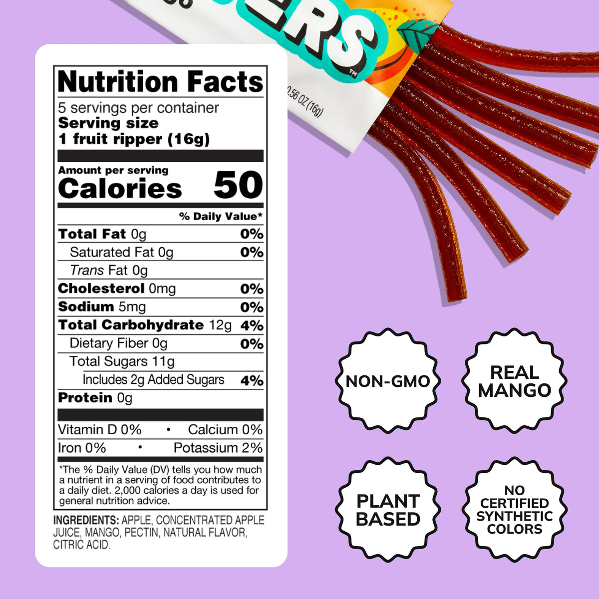 Little Spoon Mighty Mango pouch packaging, ideal for lunchboxes and on-the-go.