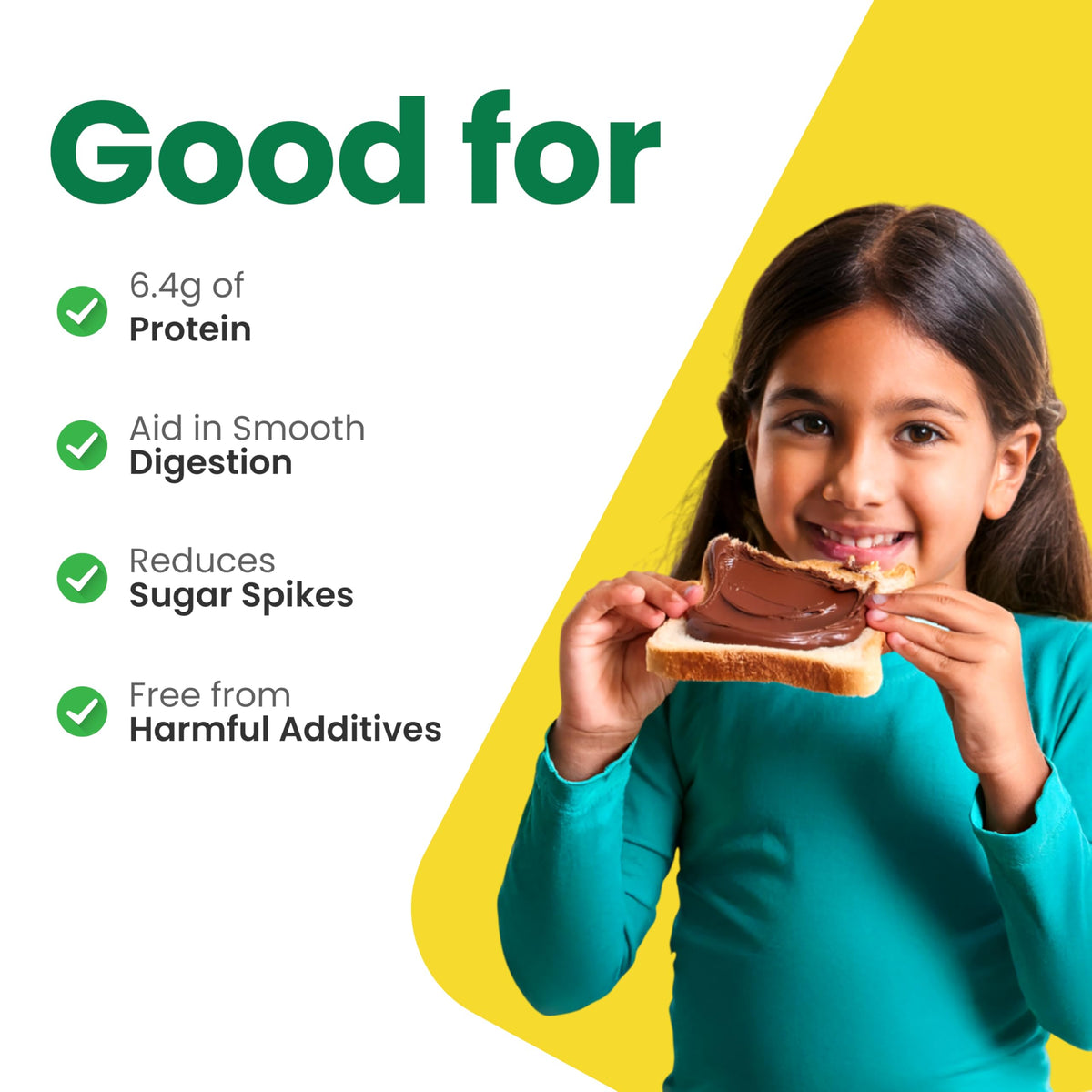 Little Joys palm oil-free formula keeps spread light and scoopable.