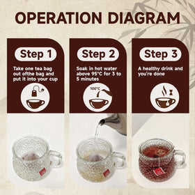 Liuhbn Ginseng Eight Treasures Tea red dates and goji close-up suggesting natural sweetness.