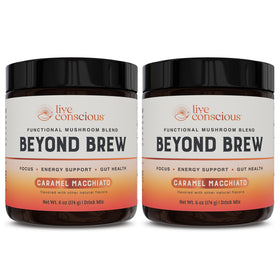 Live Conscious Beyond Brew caramel macchiato pack for daily energy