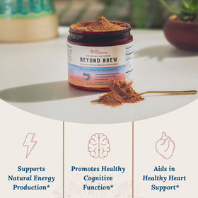 Mushroom complex with Lion’s Mane and Reishi for focus and mood support.