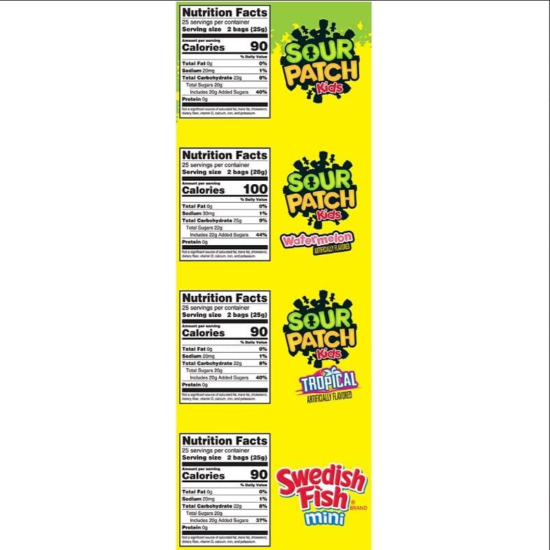 LIVEBEAR Sour Patch Kids Tropical bag adds colorful variety for events